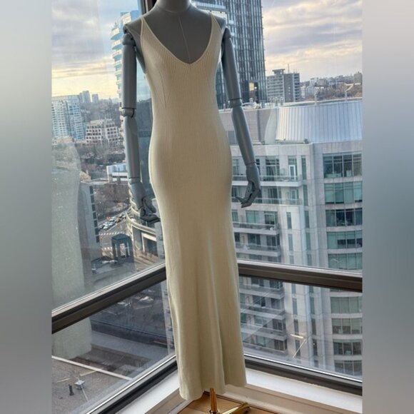 🆕 SIR THE LABEL 🧿 NWOT Peppermint Sandy Knit Maxi Dress, Sz 3 US 8 - Picture 3 of 15
